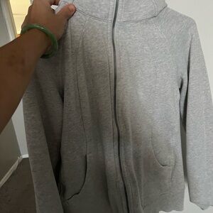 Lululemon Gray Zip-Up Hoodie